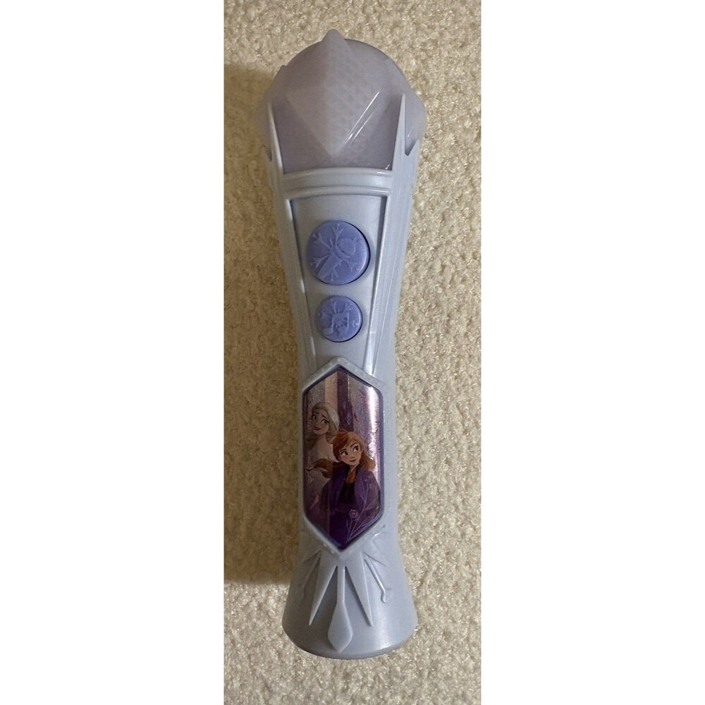 Disney Frozen Karaoke Sing Along Microphone Portable Battery Operated Let it Go